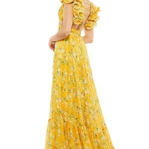 Floral Chiffon Gown